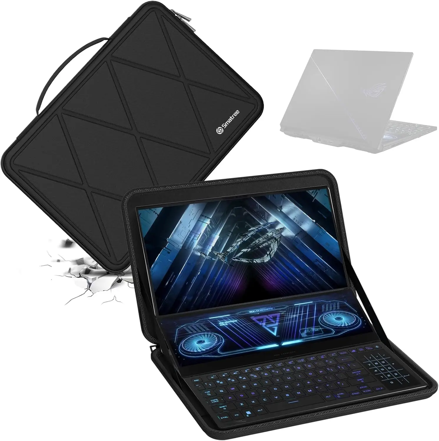 Smatree Hard EVA Protective Sleeve for 16 Inch ASUS TUF Gaming F16 2025,for