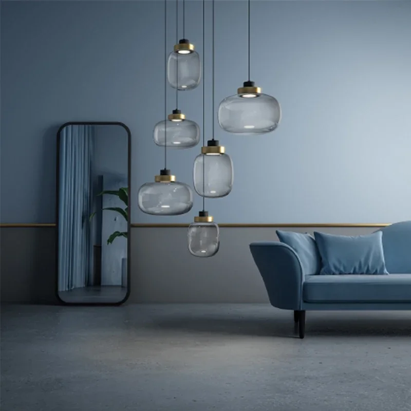 

2025 LED Pendant Light Modern Minimalist Bedroom Bedside Hanging Lamps Creative Dining Room Bar Study Chandeliers Lighting Home