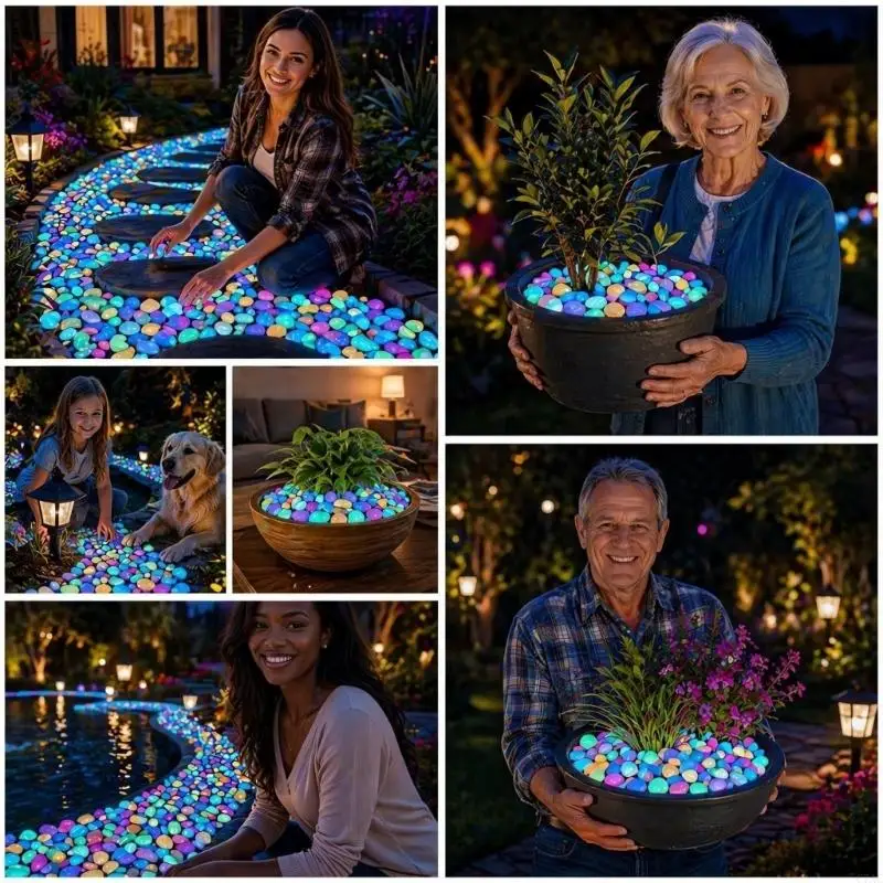 200Pcs/Pack Small Sparkling divisions For Handcrafted mysterious Lawn And Water Views C7AC