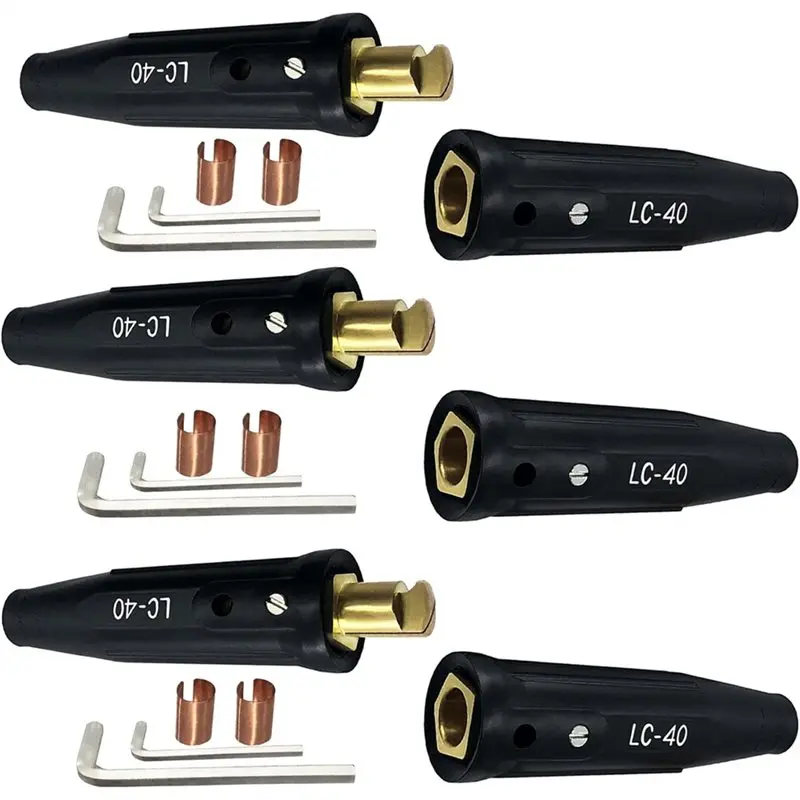 A25F-LC-40 Welding Leads Quick Connecto Welding Cable Connectors 350A Welding Cable Connectors