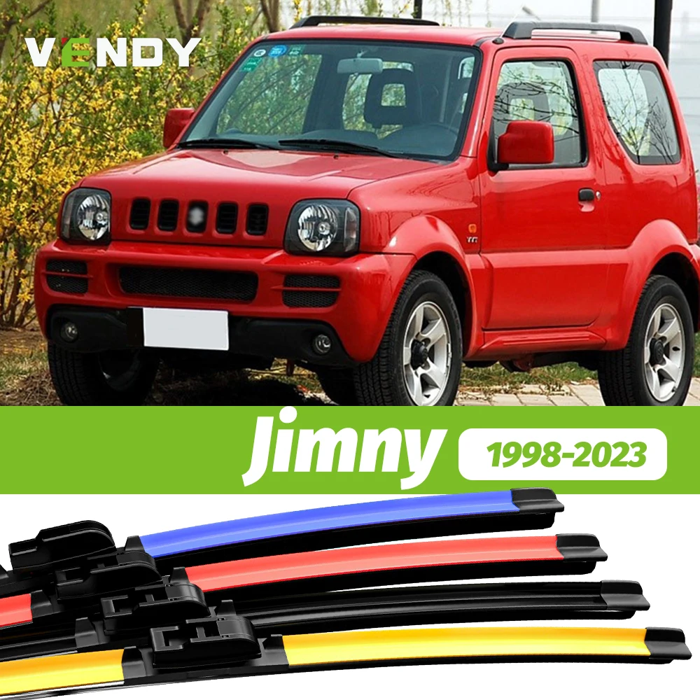 2 stücke Frontscheibe Wischer Klingen Scheibenwischer Für Suzuki Jimny JB23 JB43 JB33 JB53 JB74 JB64 Sierra 1998-2023 2019 2020