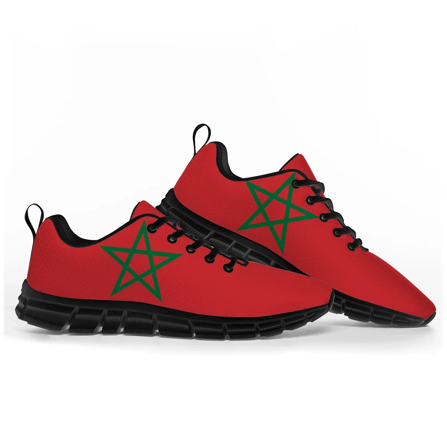 Moroccan Flag Sports Shoes Mens Womens Teenager Kids Children Sneakers Morocco Casual Custom Latest High Quality Couple Shoes