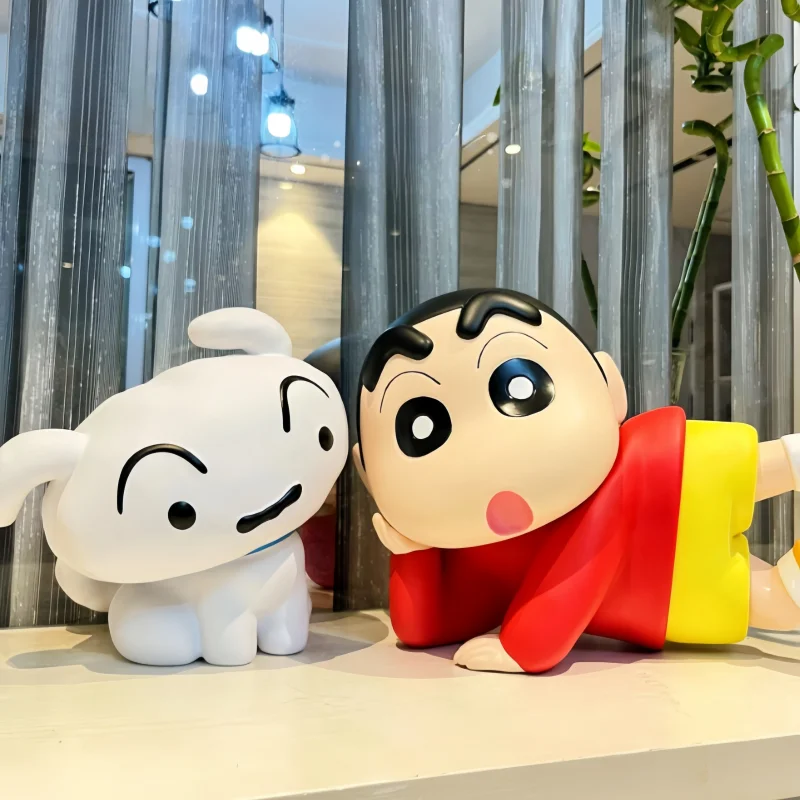 Crayon Shin-Chan 40cm Figure Noob Ah Dai Large 1:1 Model Japan Nohara Shinnosuke Lying Side Position Doll Toy Gift Ornaments