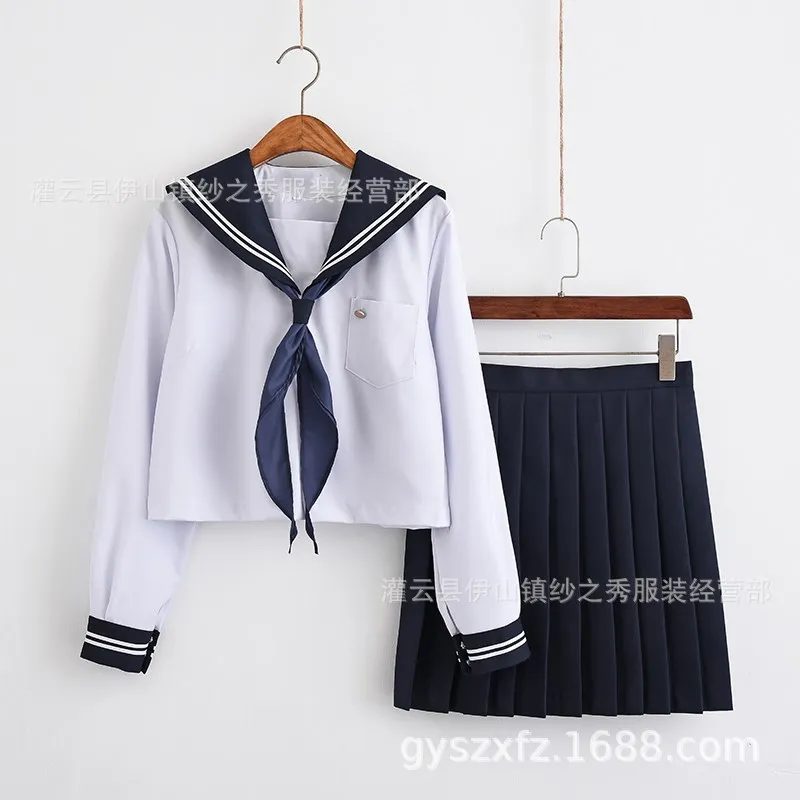 Gioco Ayano Aishi Cosplay Costume anime Abito da scuola marinaio, Costume di Halloween Anime JK Outfit Abbigliamento per giochi di ruolo