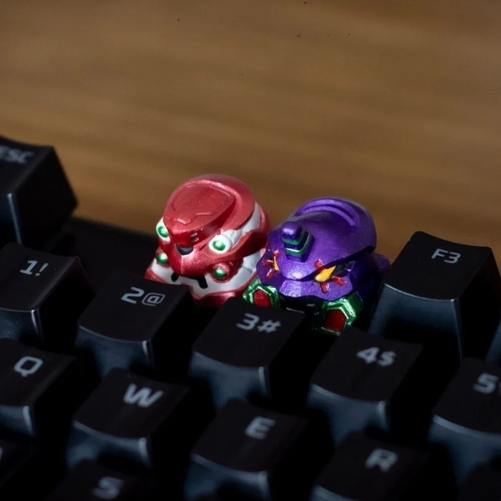 Mechanical Theme Personalized Keycaps, First and Second Generation Warriors, Suitable for Cross Shafts, Keyboard Decoration
