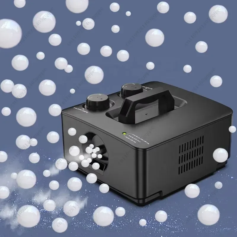2-in-1 Fog Bubble Machine, Indoor and Outdoor Birthday Wedding Halloween Party No Spill Smoke Bubble Machine