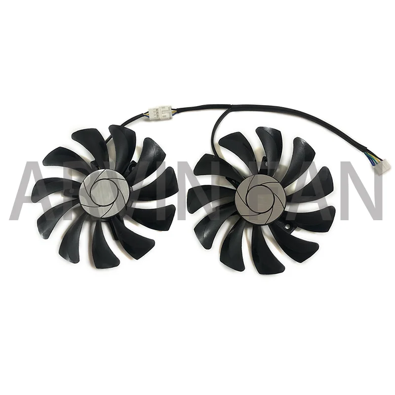 2Pcs/Set GPU Video Card Fan HA9010H12F-Z VGA Cooler For GTX1060 MINING RTX 2060 SUPER GTX1660 GTX 1660Ti VENTUS Replace