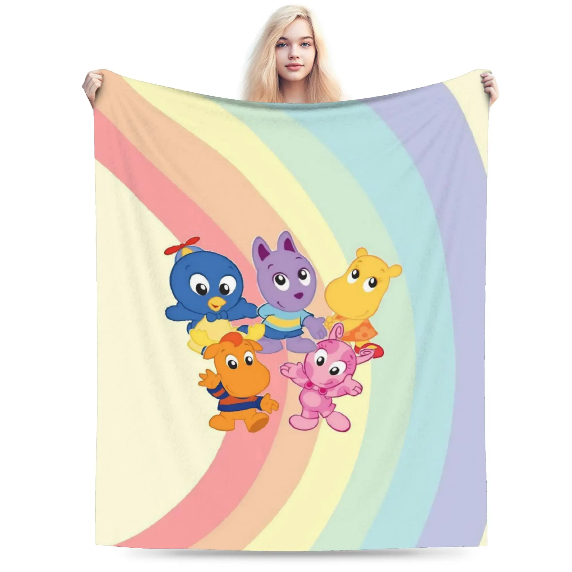 The B-Backyardigans Cartoon Blanket Ultra Soft  Throw Blankets for Bed 50x60 Inch Multi-size Plush Thin Quilt