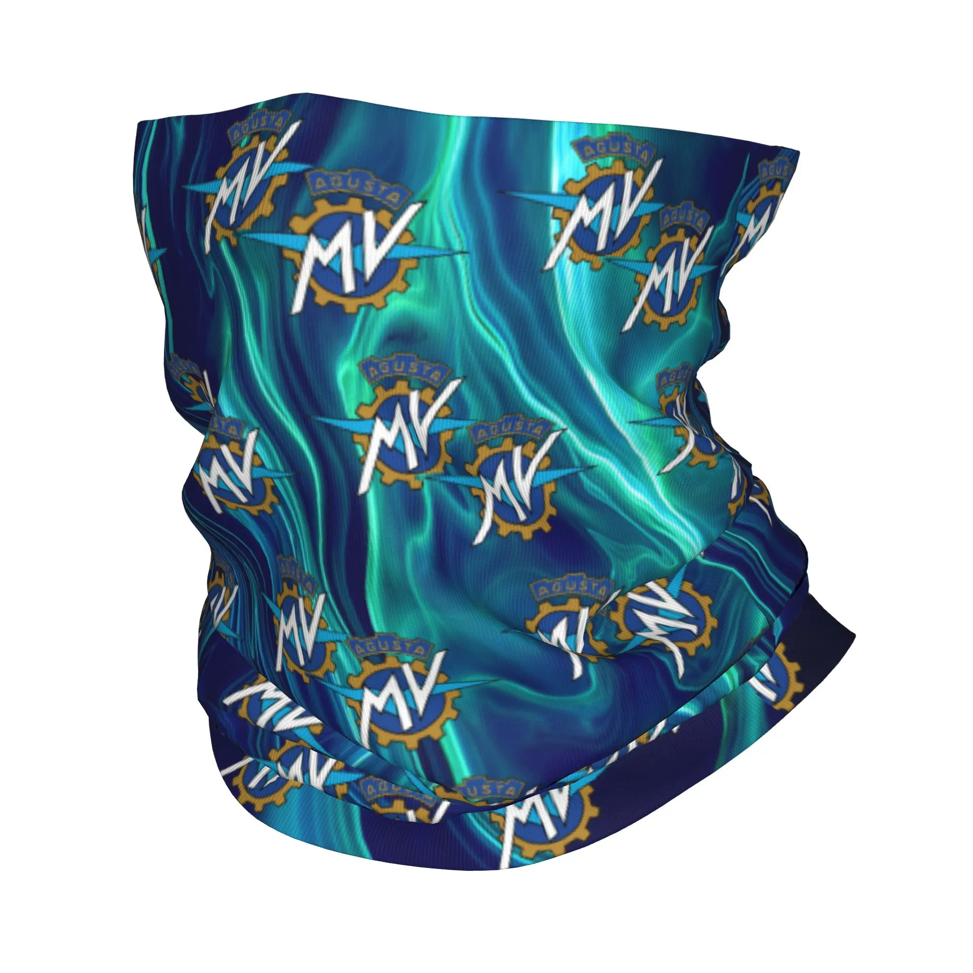 Custom M-MVS Motor Race Rally Bandana Neck Gaiter for Hiking Cycling Women Men Wrap Scarf  Balaclava Warmer