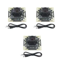 X-T 3Pcs Camera Module 100 Degree OV9732 2M Cable 1280x720 30fps , for DIY Autodarts.Io , USB Drive Free