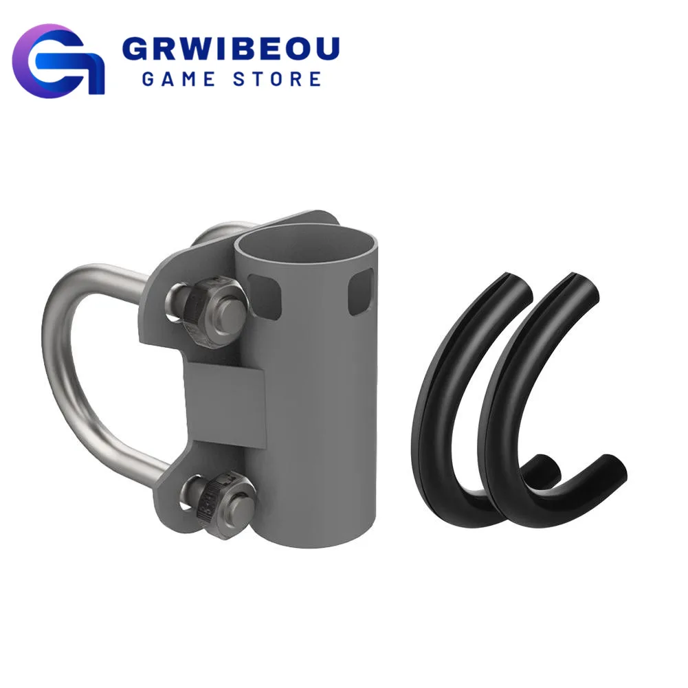 

GRWIBEOU Stand Adapter for StarLink Mount With Rubber 30-50mm Clamp Type Hoop Adapter Universal Bracket RV Yacht Railing