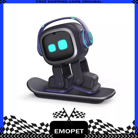 EMOPET 스마트 로봇 전자 애완 동물 감정적 상호 작용 얼굴 인식 AI 지능형 로봇 맞춤형 데스크탑 어린이 소년 선물 Best5