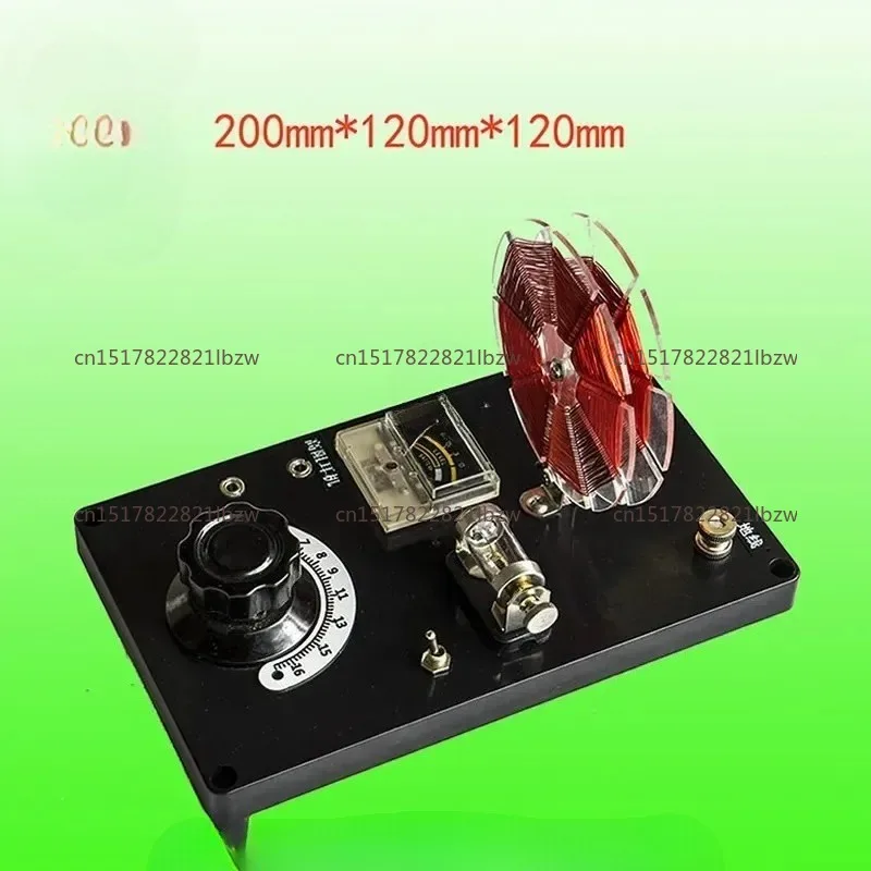 Active Mineral Basket Flower Coil Radio with Impedance Transformation