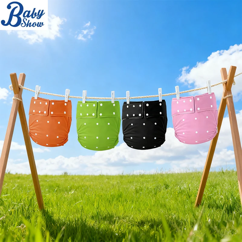 Baby Show Unisex Adult Cloth Diapers Adjustable Waterproof Washable Incontinence PantsReusable Easy Wear Daily Care Pants