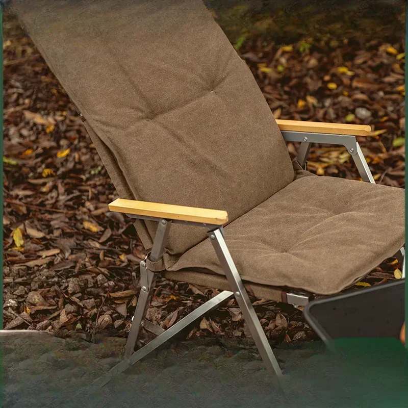 Cross-border Where Beef Cotton Pad Kermit Chair Cover Cushion Outdoor Folding Chair Camping