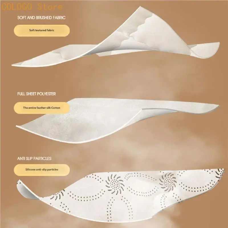 Breathable Comfortable Quilted Mattress Sleeping Bed Pad With Moisture Wicking Fabric For Enhances Sleep Support D0LD