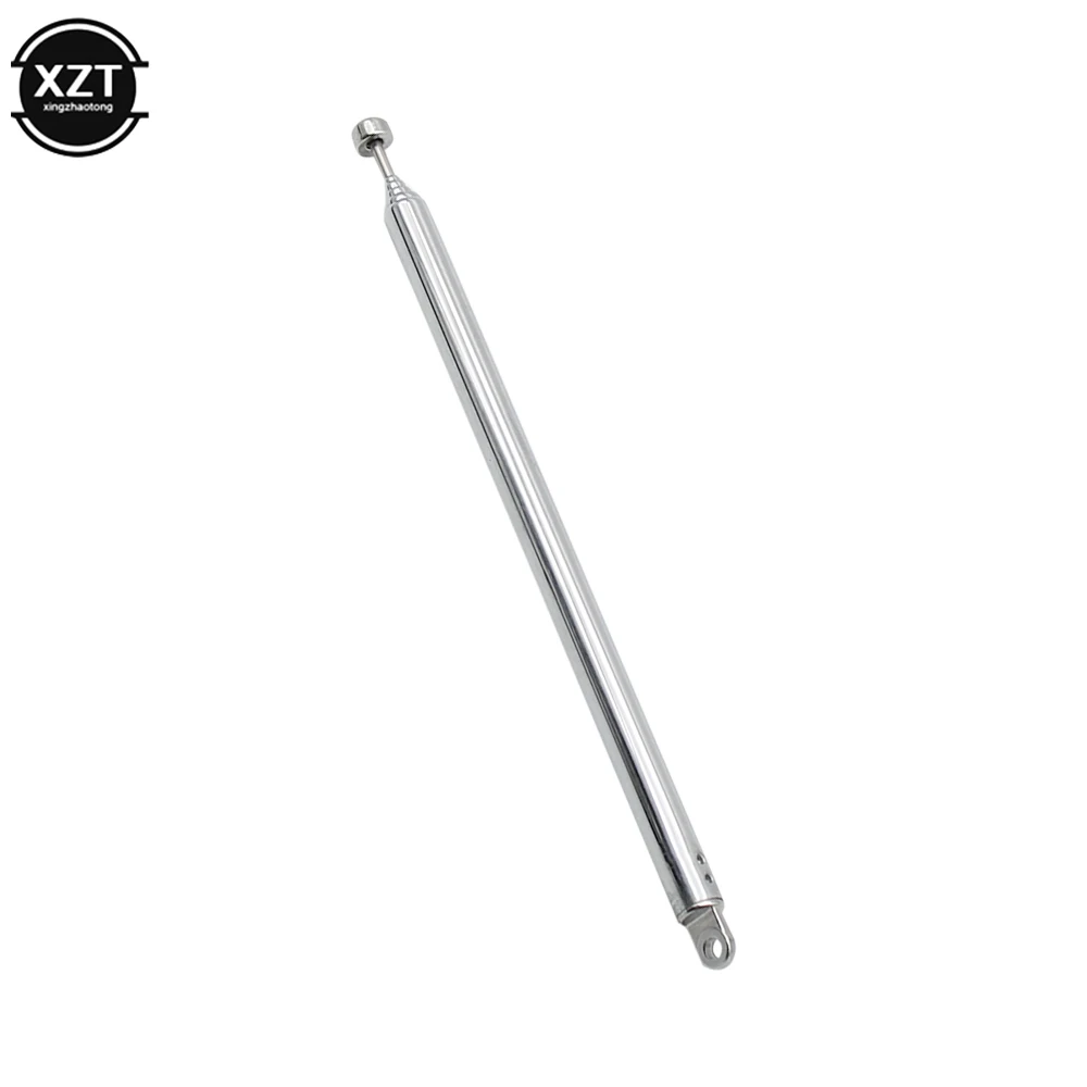 7 Section Replacement Telescopic Aerial Antenna TV Radio DAB AM/FM Universal Telescopic Aerial Antenna length 740mm