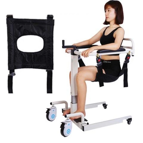 Disabled shower transfer chair  lift patient commode wheelchair for old people