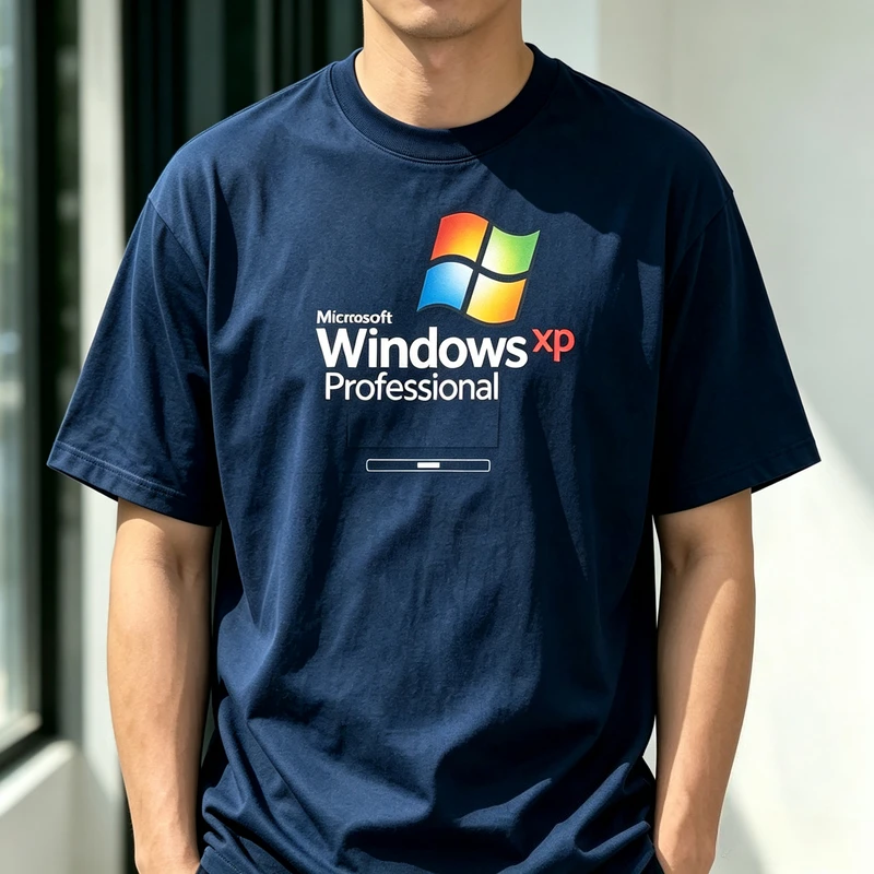 Windows XP Professional Graphic T Shirt Retro Tech Nostalgia Print Men Cotton Short Sleeve Tee Unisex Harajuku Y2k Top