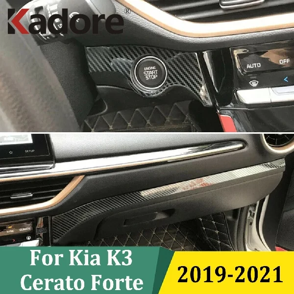

For Kia Cerato Forte K3 2019 2020 2021 Center Console Dashboard Cover Trim Decoration Car Styling Interior Accessories