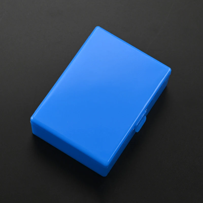 New Transparent Plastic Poker Storage Box Photocards Small Card Storage Box Desk Organizer Box Classification Box Stationery