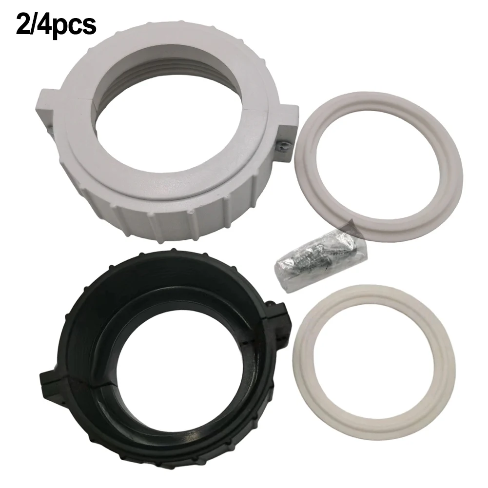 2 Split Nuts and 2 O Rings for Balboa For HydroQuip For Spa Heater Units Inner Diameter 5.1 cm High Temp Resistant