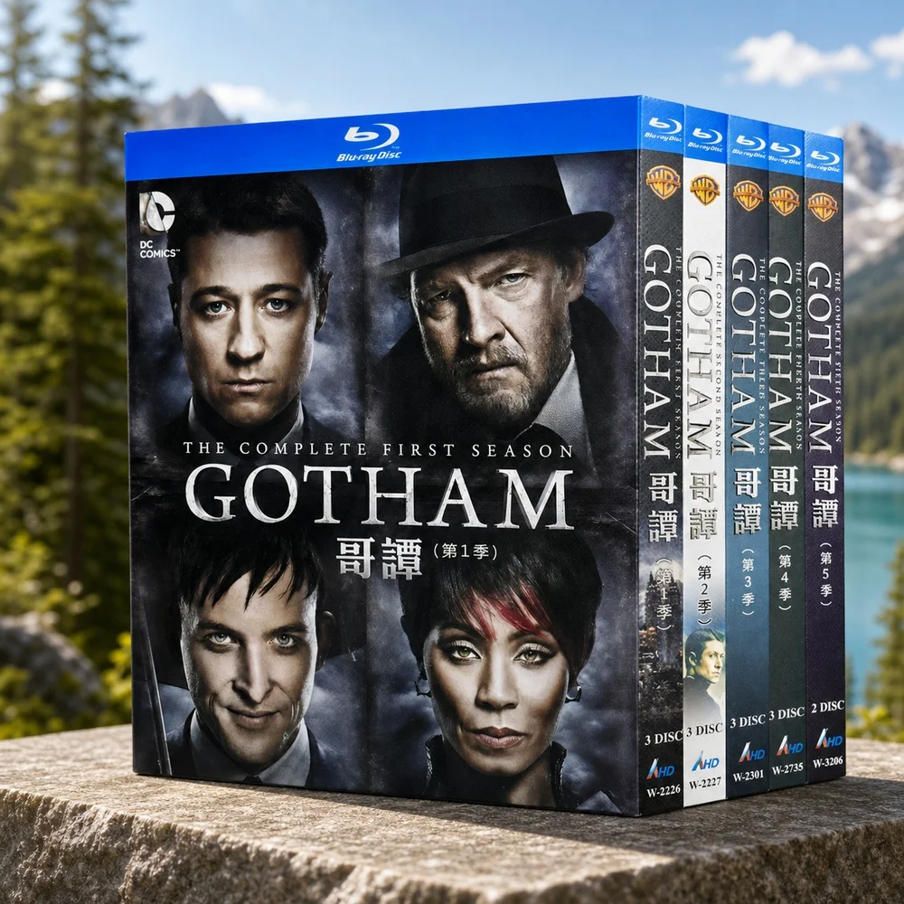 Blu-ray Ultra HD TV Series Gotham Seasons 1-5 Box Set with English and Traditional Chinese Subtitles