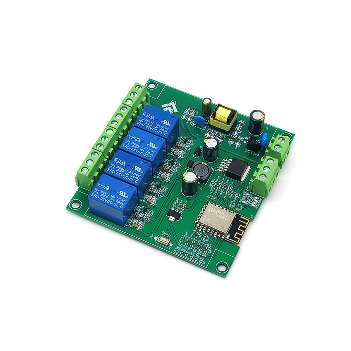 4 Channel ESP8266 Wireless WIFI Relay Module ESP-12F Development Board AC90-250V/DC7-30V/5V E-WeLink APP Remote Control