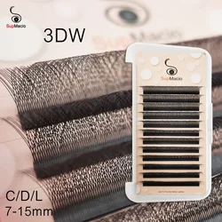 3d w cílios lash extensão forma 3d pronto-feito cílios pacotes 3d fios trevo cílios rápidos ventilador cilio 3 d mix c d curl y2k cilios w cilios cilios w volume egípcio postiços frete gratis frete grátis maquiagem