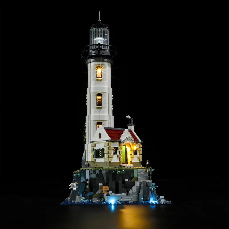 Electric Lighthouse Building Blocks 2065PCS Compatible 21335 Bricks Assembled Toys For Children Christmas Gift With Original Box