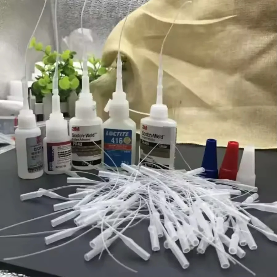 Universal 502 Instant Glue Dropping Tube, Glue Extender Precision Applicator Adhesive for Crafting, Arts, Lab Dispensing,100PCS