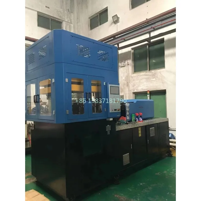 500ml Energy Saving Plastic Bottle Blowing Machine with Air Compressor Semi Plastic Blow Moulding Machine Blower Machinery