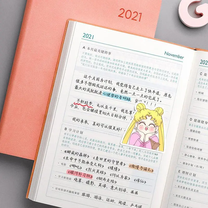 Bandai Sailor Moon Tags Decorative Waterproof Stickers Surprises Comics Souvenirs Trendy Toys Animations Decorations Gifts Cute - view 6