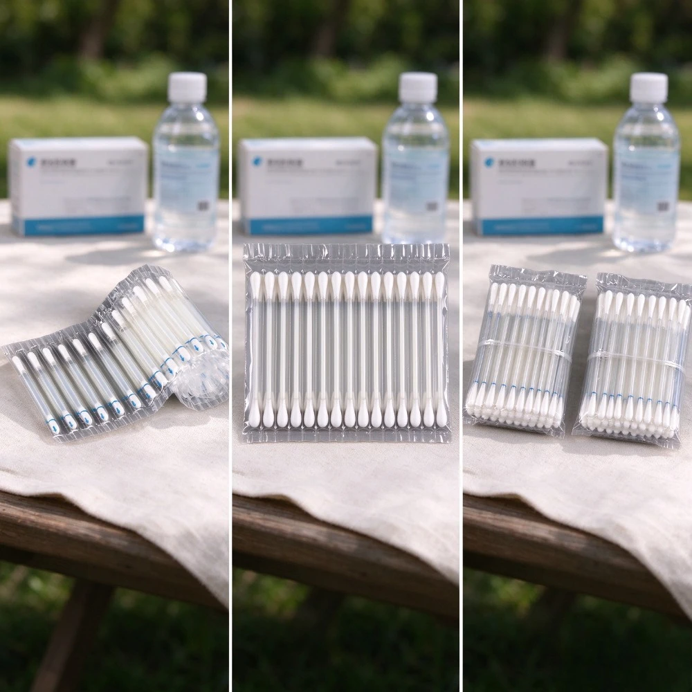 pack disposable alcohol prep pads, each individually wrapped, a home essential for travel and outdoor backup