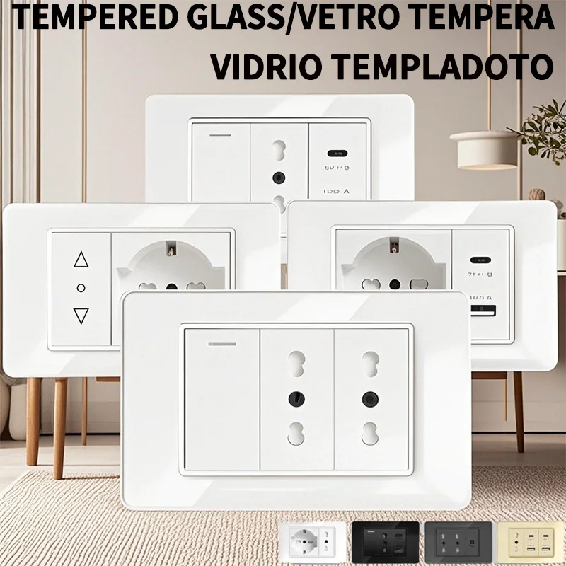 ModernSeries USB-C PD Vetro Schuko