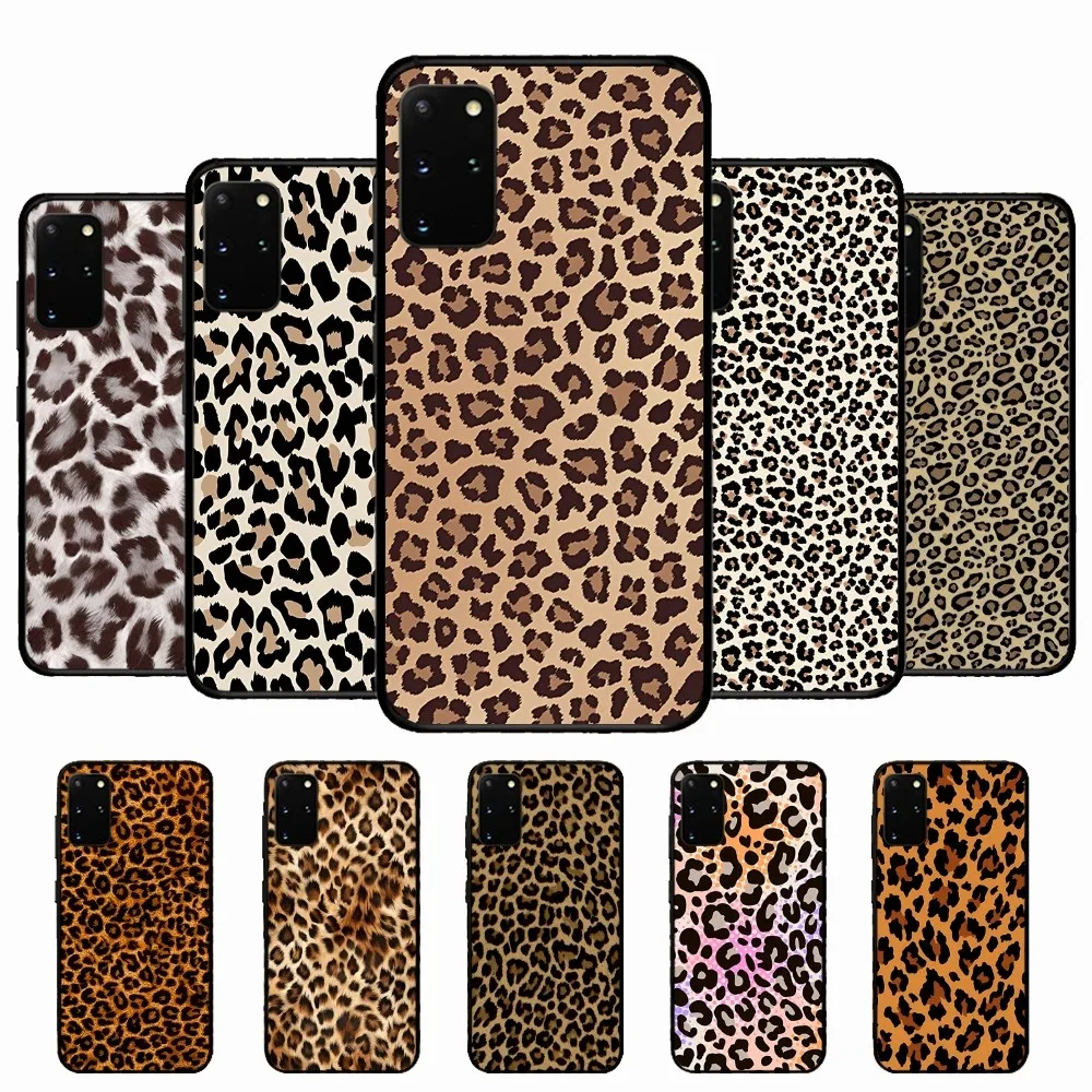 Fashion Tiger Leopard Print Phone Case For Samsung S 9 10 20 21 22 23 30 23 24 Plus Lite Ultra FE S10lite Fundas