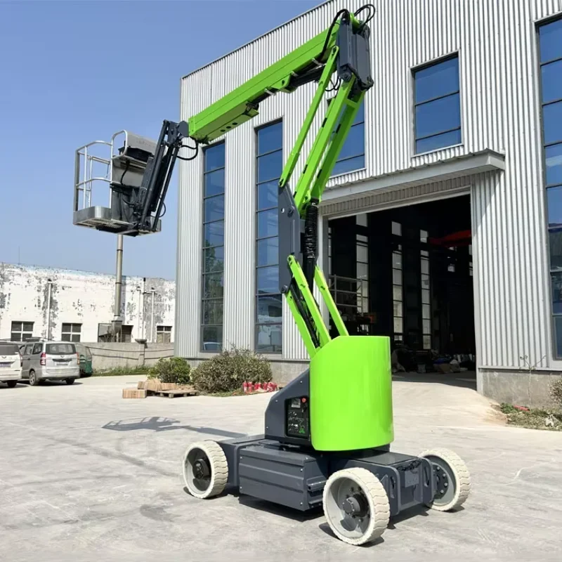 Aerial Lifts 360 Spin 10m 200kg Electric Boom Lift Platform Table Electric Diesel Hydraulic Cherry Picker Spider Boom Lift Genie - Image 4