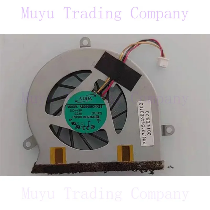 FOR RTDPART AB0605HX-KB3 SVZ13115FC SVZ13155FC DC 5V 0.23A 3-Wire Server Cooling Fan