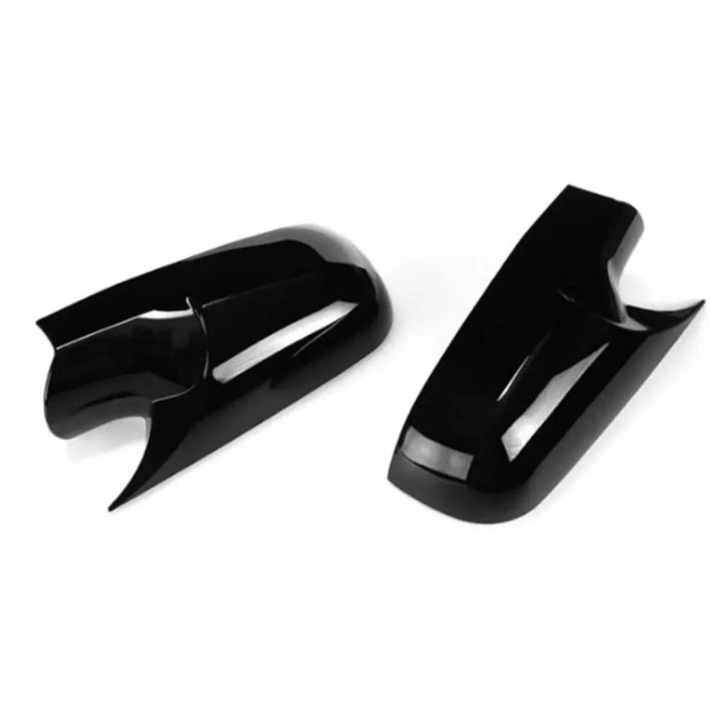 Car Upgrade Door Mirror Cover For Renault Megane MK2 2002-2009 Carbon Fiber Glossy Black Car Rearview Accessories Decoration