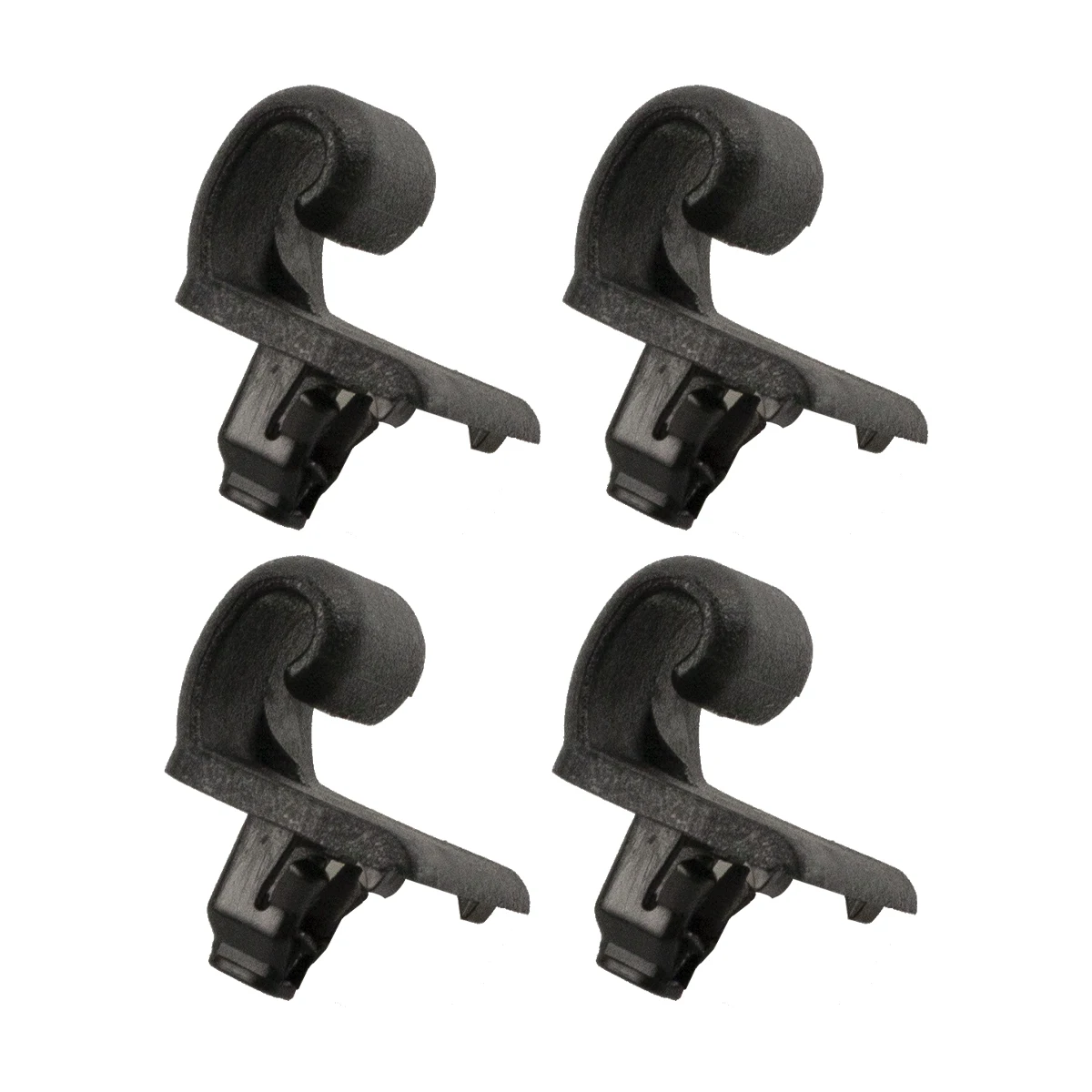 Black Rear Door Sunshade Hook Clip 4-Pack Sun Visor SunVisor for Honda Pilot Touring 2009-2015