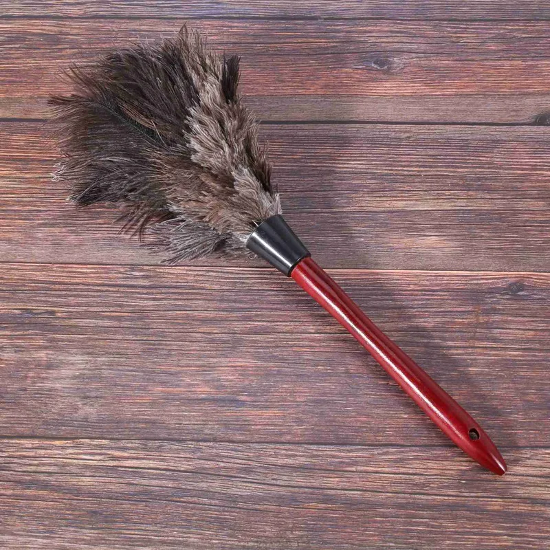 2x Strauß Reinigung Feder Staub tuch Strauß Staub tuch Straußen feder Staub tuch weiche Federn Staub tuch