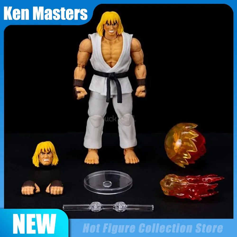 

Ken Masters Action Figures Street Fighter Figure Violent Ken Statue Anime Collection Model Decoration Dolls Toy Birthday Gifts