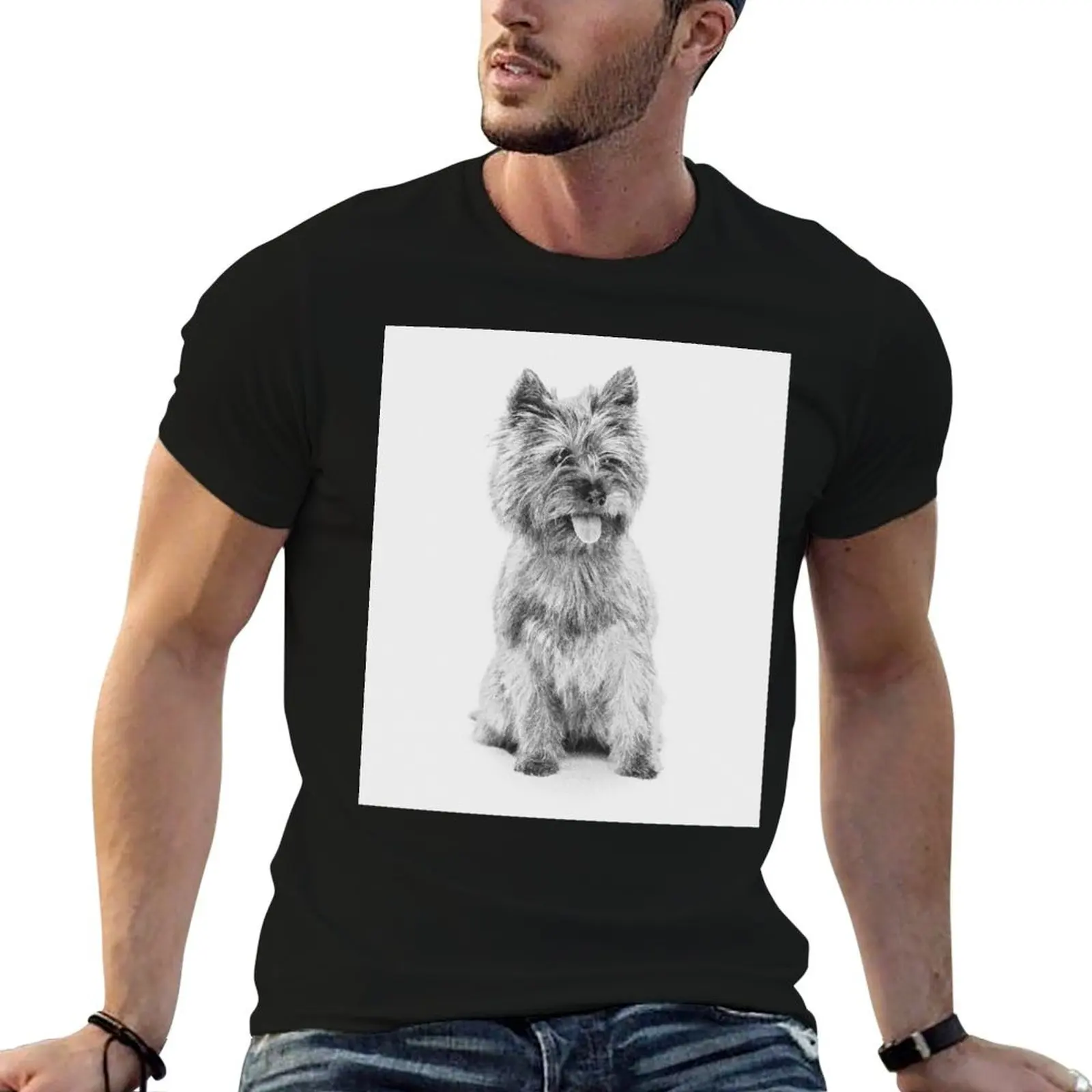 Cairn Terrier - 3a T-Shirt Lightweight Running Sports T-Shirt