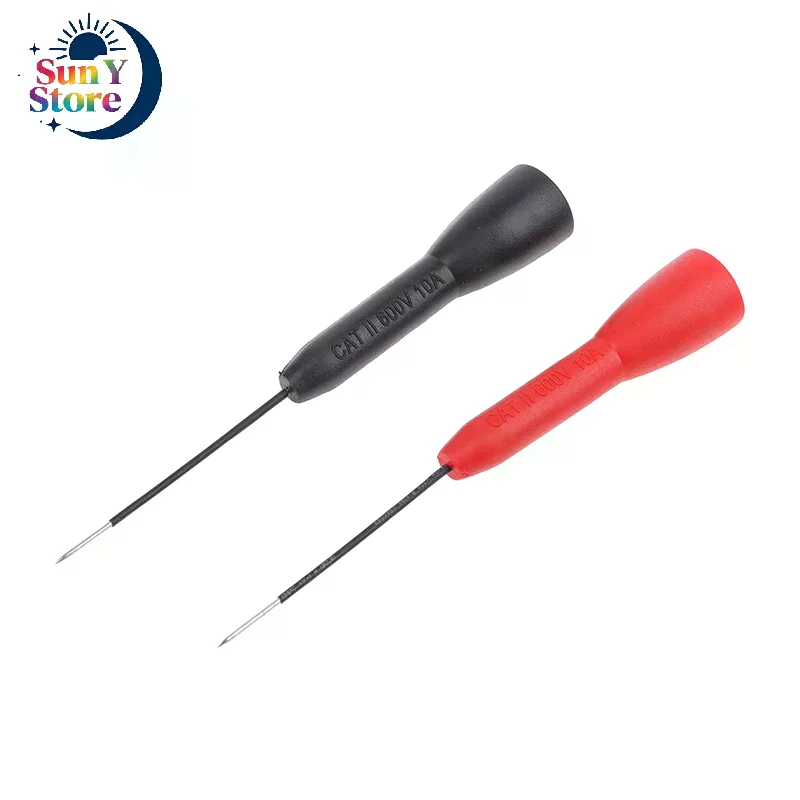 1 Pair Non-destructive Multimeter Test Needles 0.7MM Flexible Extension Replacement Probe Multimeter Test Probes Auto Tools