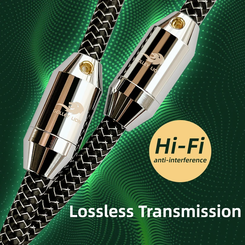 GOLLEY LION 6.5mm TRS to XLR Stereo Audio Cable - Anti-Interference Design & Braided Jacket