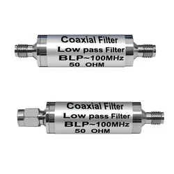 Low Pass Filter LC LPF 1MHz 1.5MHz 2MHz 3MHz 4MHz 5MHz 6MHz 7MHz 8MHz 9MHz SMA Male to Female Female to Female Coaxial Filter