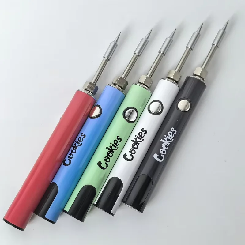 1-10pcs Electric Soldering Iron cookies battery 500mAh Rechargable with LCD Display 510 Thread Welding Tools Heating Pen