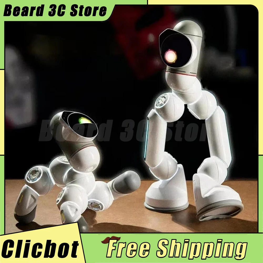 Clicbot Ai Robot Pets Smart Advanced Suit Robots Intelligent Accompany Puzzle Robot Toys Modular Splicing Electronic Custom Gift