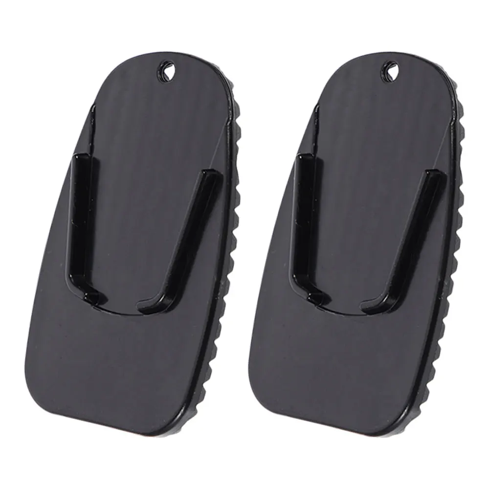 

2Pcs Motorcycle Motorbike Side Extension Pad St Pad ABS Anti Slip Kickst Mats Bike Foot Pads Enhancer Support Wide Compatibility