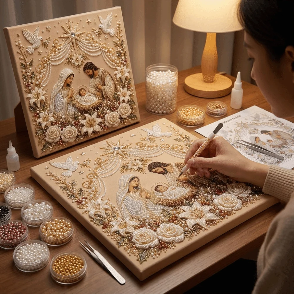 Nativity Pearl Painting Kit 5